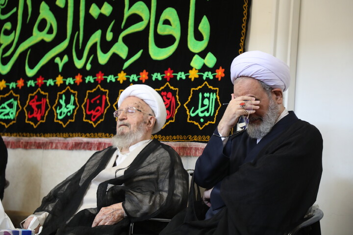 تصاویر/ مراسم عزاداری شهادت حضرت زهرا(س) در د=فتر آیت الله العظنی مکارم شیرازی