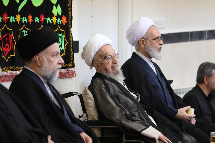 تصاویر/ مراسم عزاداری شهادت حضرت زهرا(س) در د=فتر آیت الله العظنی مکارم شیرازی