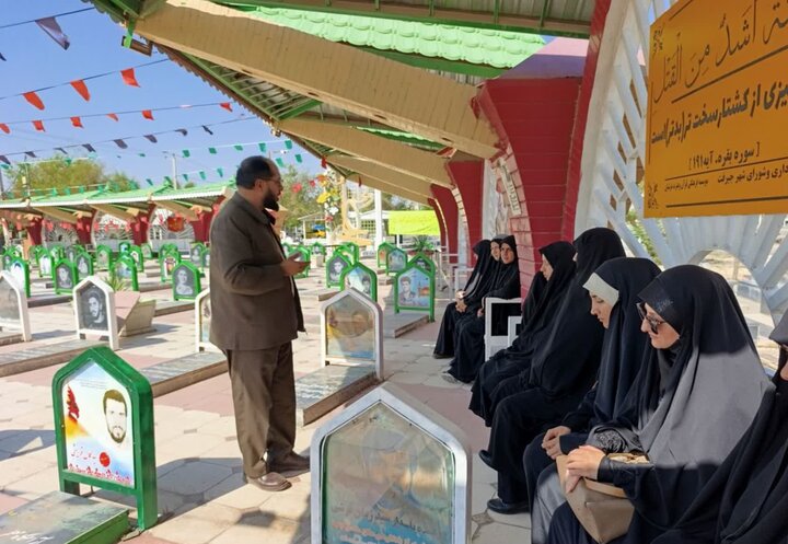 تصاویر/ اختتامیه طرح اربعین تعالی طلاب مدرسه علمیه الزهرا (س) جیرفت