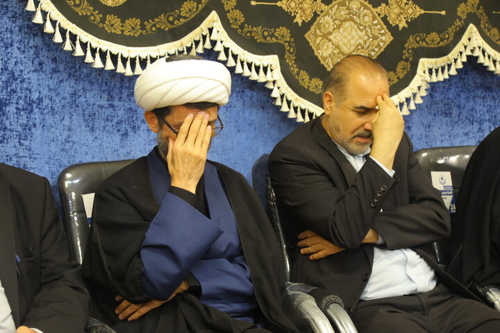 تصاویر / مراسم عزاداری شهادت حضرت فاطمه زهرا (س) در بیت آیت الله فقیهی