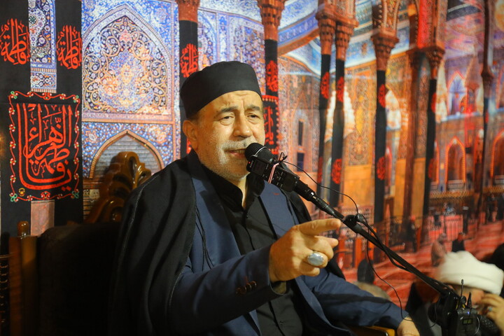 تصاویر / مراسم عزاداری شهادت حضرت فاطمه زهرا (س) در بیت آیت الله فقیهی