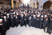 Najaf : la procession annuelle de deuil de Fatimiyya se tient en présence du Grand Ayatollah Bashir al-Najafi