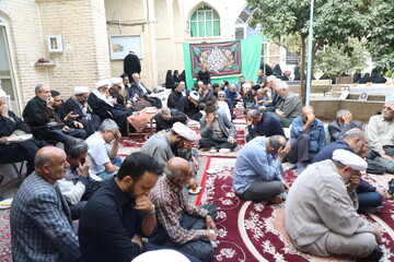 تصاویر/ دومین روز از مراسم عزاداری فاطمیه اول در حوزه علمیه یزد