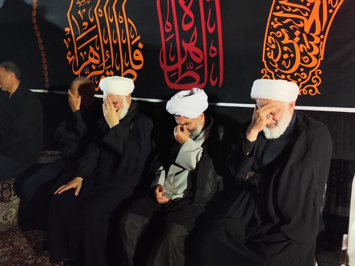 تصاویر/مراسم عزاداری شهادت صدیقه طاهره سلام الله علیها در جزیزه کیش