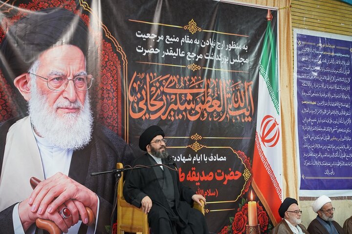 تصاویر| بزرگداشت ارتحال آیت‌الله‌العظمی شبیری زنجانی(ره) حوزه علمیه کرمانشاه