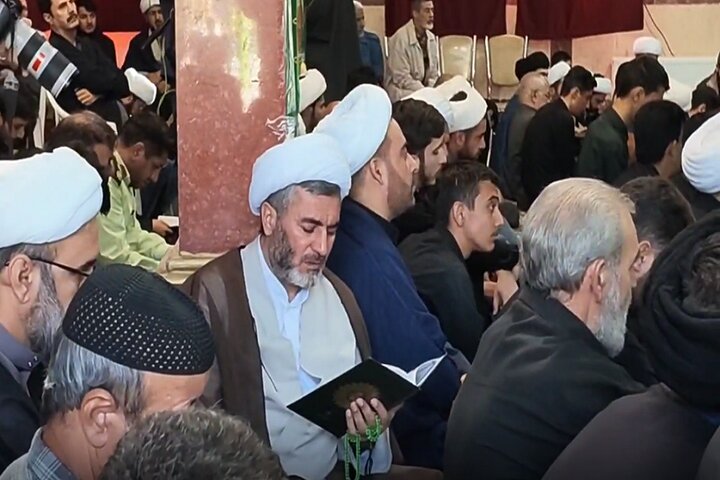 تصاویر| بزرگداشت ارتحال آیت‌الله‌العظمی شبیری زنجانی(ره) حوزه علمیه کرمانشاه