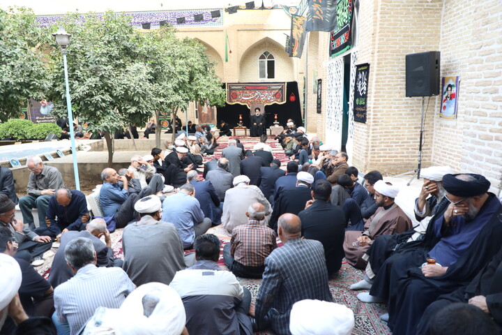 دومین روز از مراسم عزاداری فاطمیه اول در حوزه علمیه یزد برگزار شد