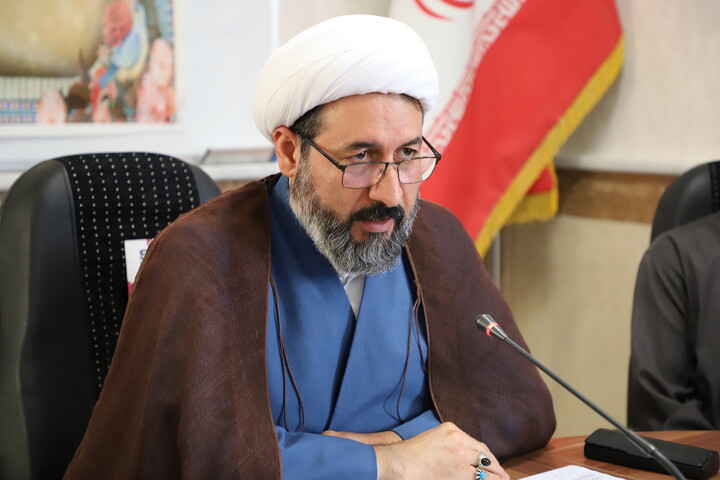 تصاویر/ نشست خبری مدیر حوزه‌ علمیه خواهران استان آذربایجان شرقی