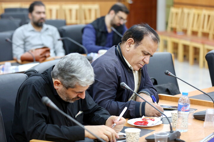 تصاویر/ نشست خبری معاون پژوهش مجتمع آموزشی پژوهشی ائمه اطهار