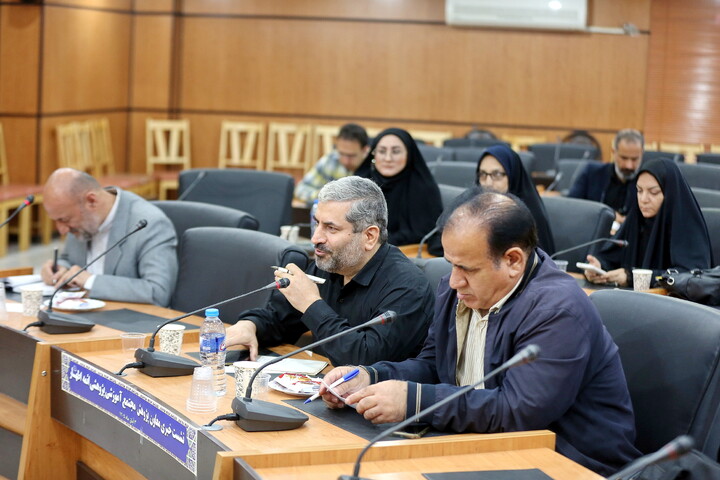 تصاویر/ نشست خبری معاون پژوهش مجتمع آموزشی پژوهشی ائمه اطهار