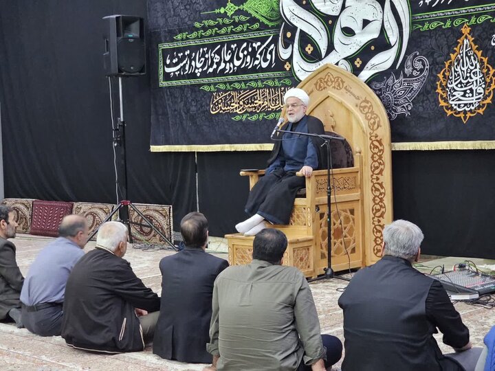 تصاویر/ مراسم سوگواری شهادت حضرت فاطمه (س) در حسینیه مقدسه سنندج