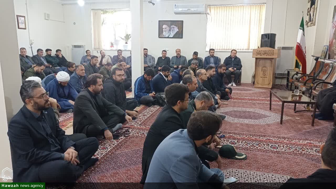 تصاویر / مراسم روضه شهادت حضرت زهرا(س) در دفتر امام جمعه بهار