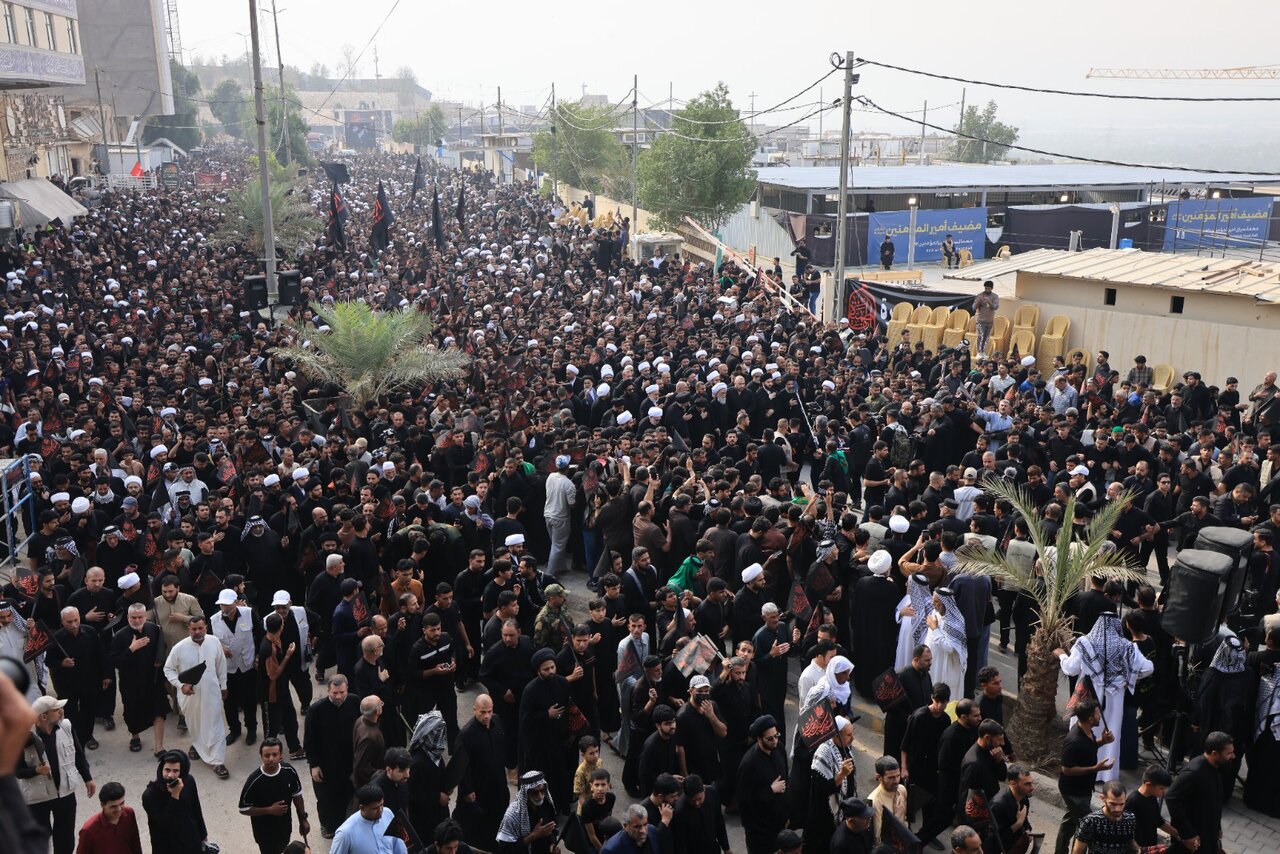 Najaf : la procession annuelle de deuil de Fatimiyya se tient en présence du Grand Ayatollah Bashir al-Najafi