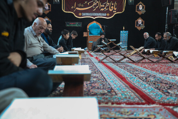 تصاویر/ محفل عزاداری ایام فاطمیه در هیئت ضدصهیونیستی انصار ولایت دارالعباده یزد