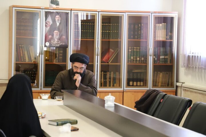 تصاویر/ گزینش و ارزیابی طلاب متقاضی طرح امین در شهرستان بیجار