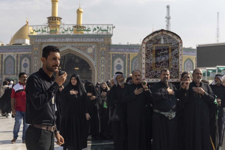 دسته های عزاداری شهادت حضرت زهرا (سلام الله علیها) در کربلای معلی
