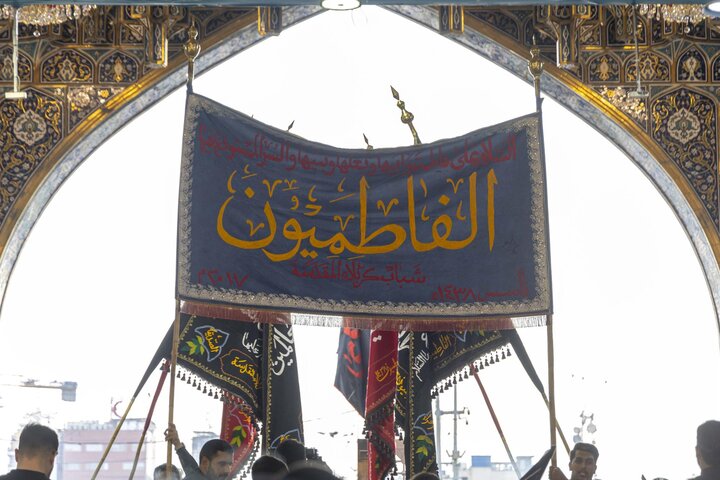 دسته های عزاداری شهادت حضرت زهرا (سلام الله علیها) در کربلای معلی