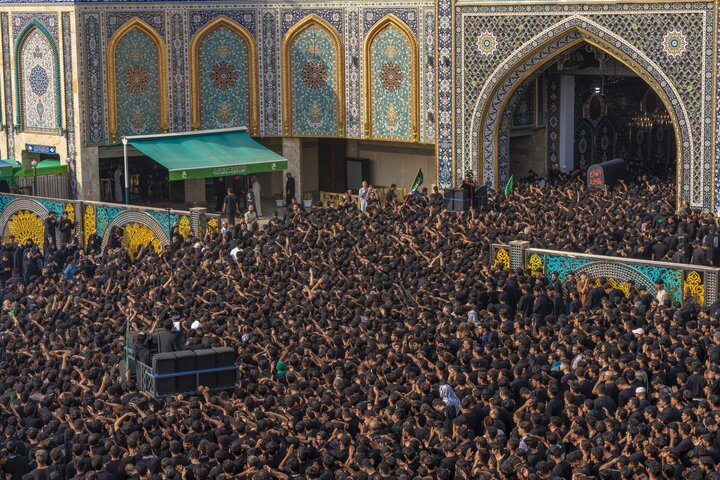 دسته های عزاداری شهادت حضرت زهرا (سلام الله علیها) در کربلای معلی
