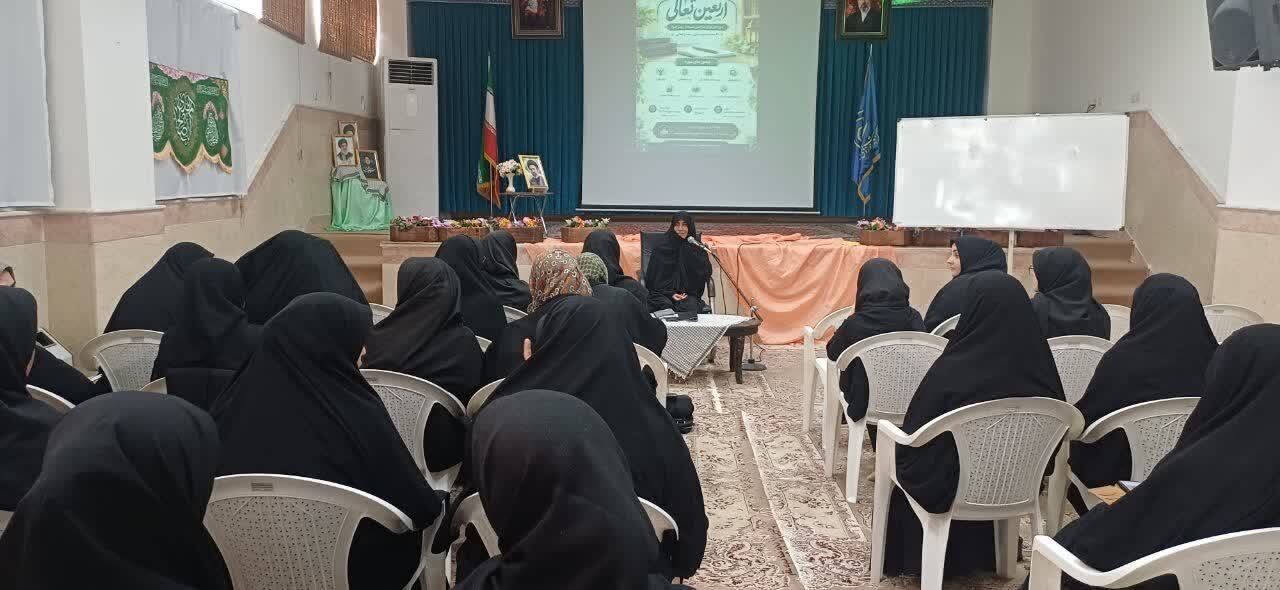 اختتامیه « طرح اربعین تعالی» طلاب ورودی جدید مدرسه علمیه حضرت زینب (س) آران وبیدگل برگزارشد+تصاویر
