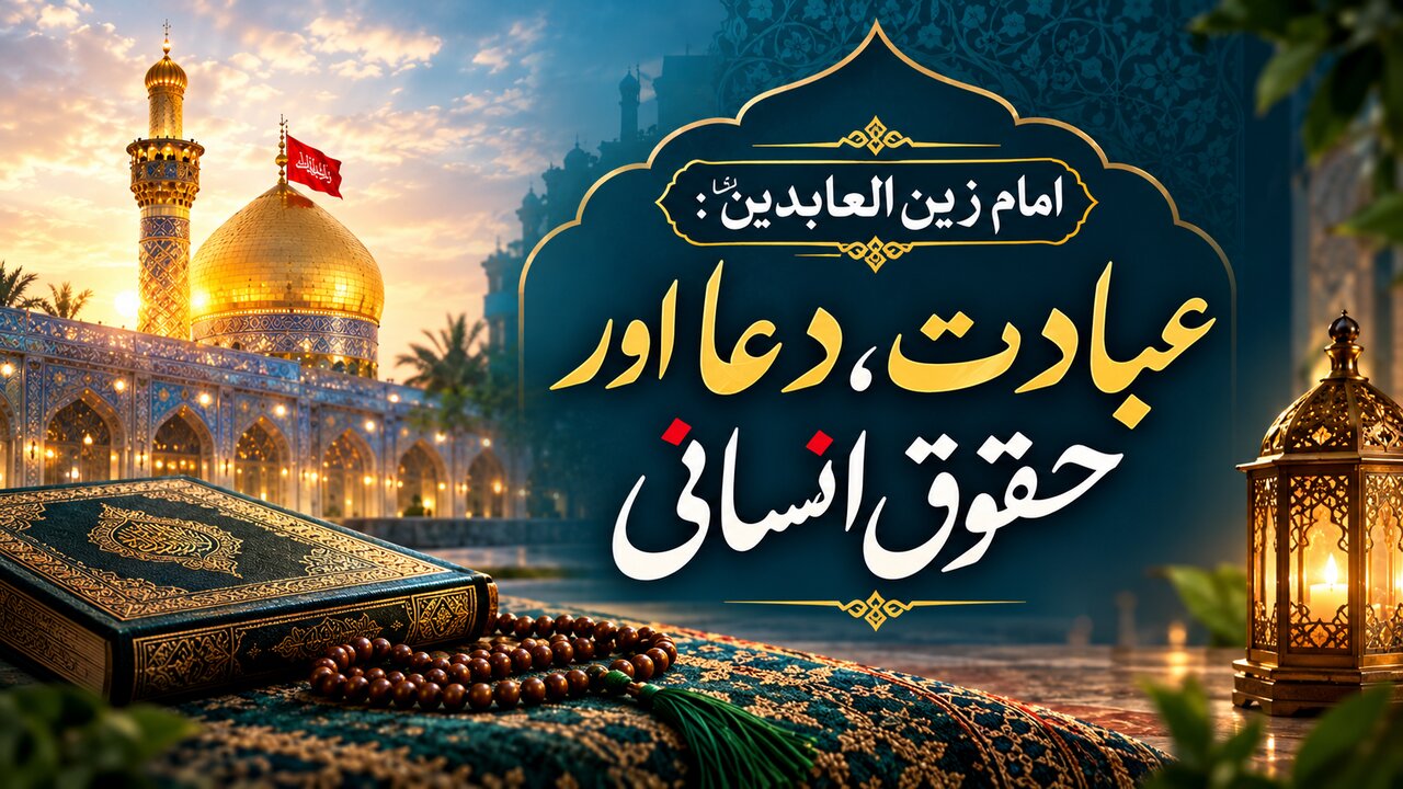 امام زین العابدینؑ: عبادت، دعا اور حقوقِ انسانی