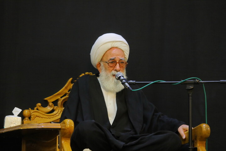 تصاویر / مراسم ترحیم همسر مرحوم آیت‌الله سید حسن طاهری خرم‌آبادی