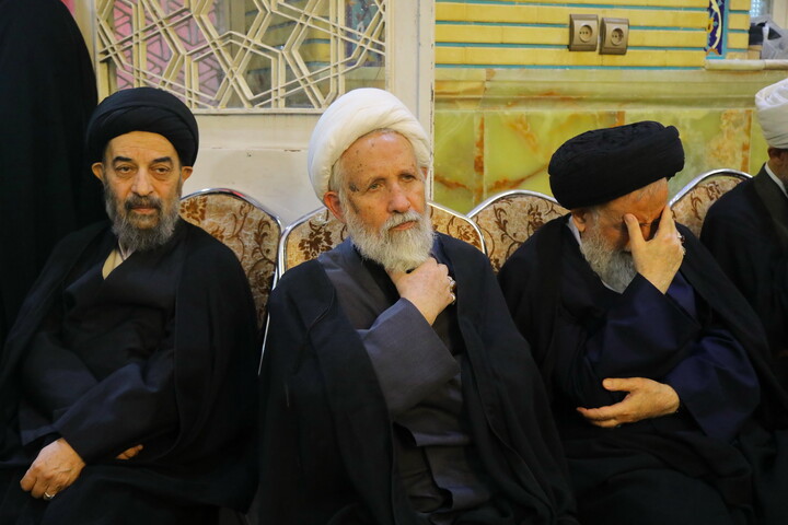 تصاویر / مراسم ترحیم همسر مرحوم آیت‌الله سید حسن طاهری خرم‌آبادی