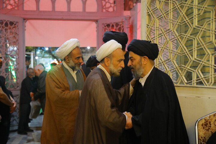 تصاویر / مراسم ترحیم همسر مرحوم آیت‌الله سید حسن طاهری خرم‌آبادی