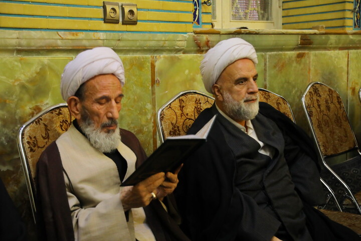 تصاویر / مراسم ترحیم همسر مرحوم آیت‌الله سید حسن طاهری خرم‌آبادی
