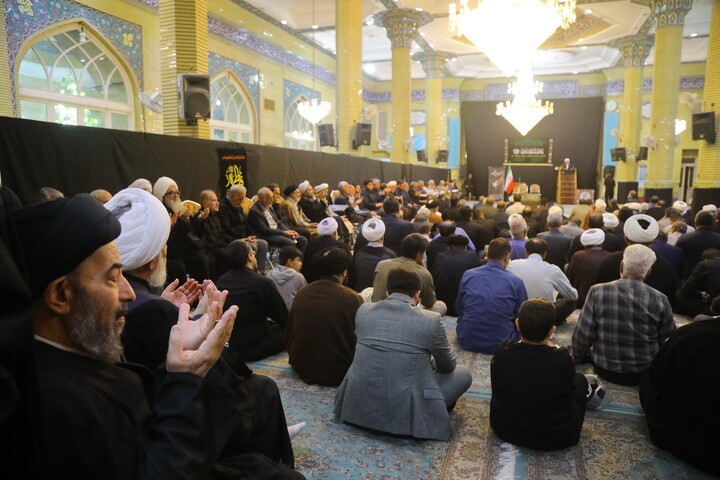 تصاویر / مراسم ترحیم همسر مرحوم آیت‌الله سید حسن طاهری خرم‌آبادی