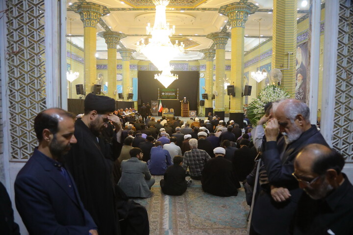 تصاویر / مراسم ترحیم همسر مرحوم آیت‌الله سید حسن طاهری خرم‌آبادی