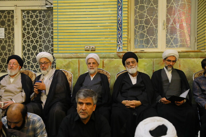 تصاویر / مراسم ترحیم همسر مرحوم آیت‌الله سید حسن طاهری خرم‌آبادی