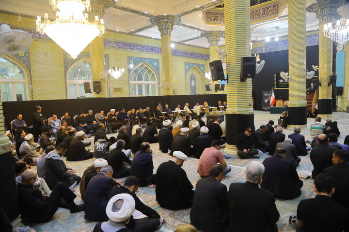 تصاویر / مراسم ترحیم همسر مرحوم آیت‌الله سید حسن طاهری خرم‌آبادی