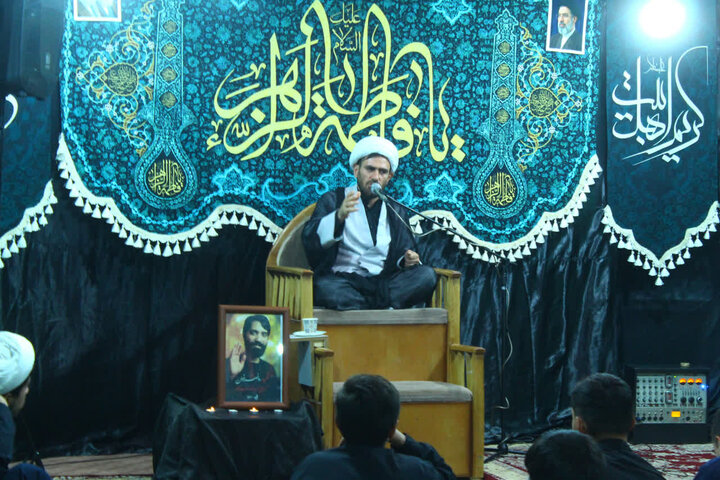 تصاویر/ مراسم عزاداری حضرت فاطمه زهرا (س) در مدرسه علمیه رسول اکرم (ص)