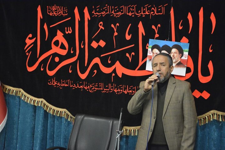 تصاویر/مراسم سوگواری ایام فاطمیه در دفتر نماینده ولی فقیه در آذربایجان غربی