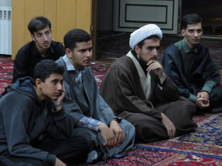 تصاویر/ مراسم سوگواری ایام فاطمیه در مدرسه علمیه خوی