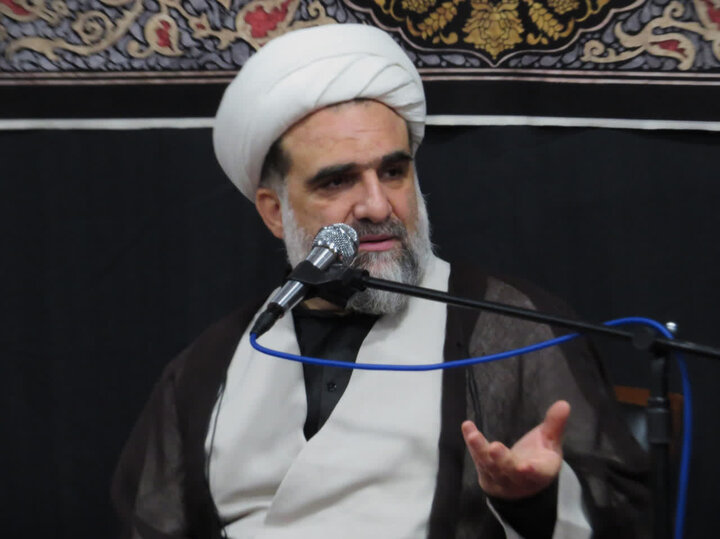 تصاویر/ مراسم سوگواری ایام فاطمیه در مدرسه علمیه خوی