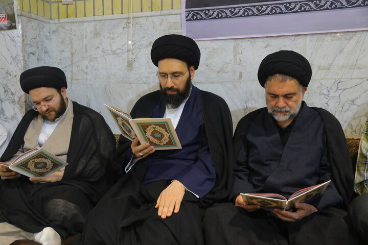 مراسم هفتمین روز درگذشت پدر شهید امیر سپهبد موسوی در قم