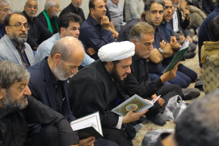 مراسم هفتمین روز درگذشت پدر شهید امیر سپهبد موسوی در قم
