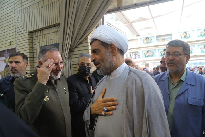 مراسم هفتمین روز درگذشت پدر شهید امیر سپهبد موسوی در قم