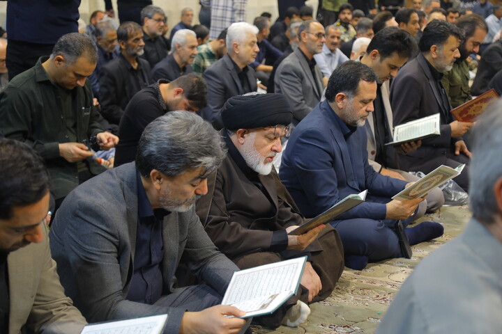 مراسم هفتمین روز درگذشت پدر شهید امیر سپهبد موسوی در قم
