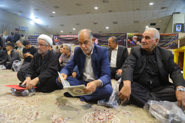 مراسم هفتمین روز درگذشت پدر شهید امیر سپهبد موسوی در قم