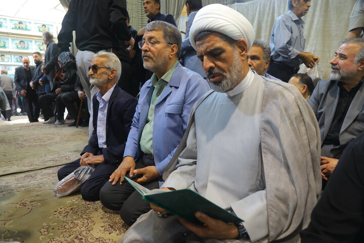 مراسم هفتمین روز درگذشت پدر شهید امیر سپهبد موسوی در قم