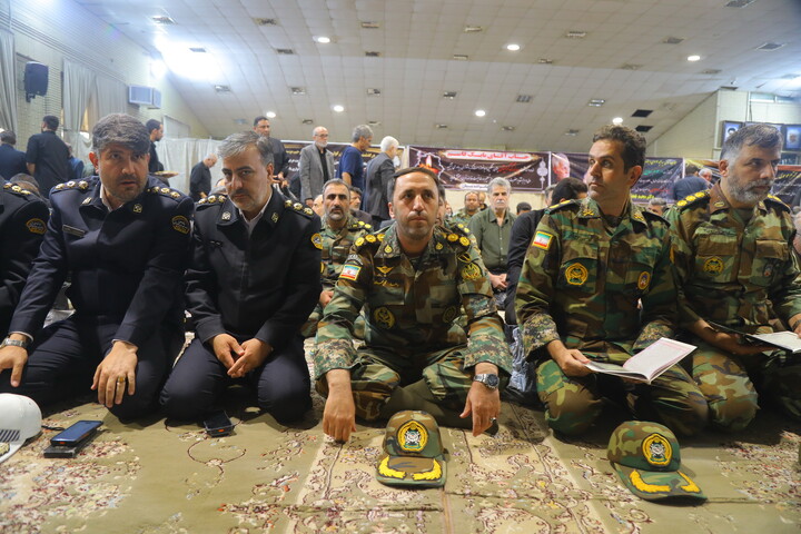 مراسم هفتمین روز درگذشت پدر شهید امیر سپهبد موسوی در قم