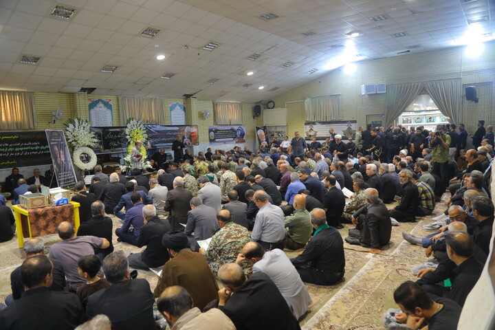 مراسم هفتمین روز درگذشت پدر شهید امیر سپهبد موسوی در قم
