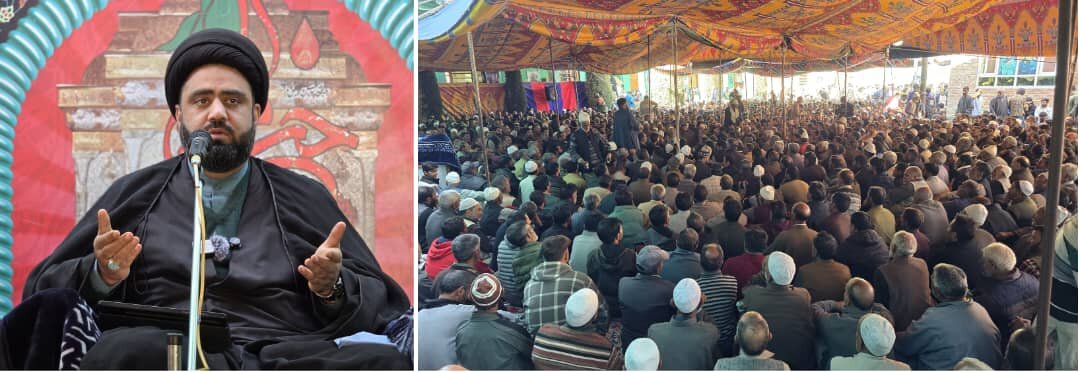 میرگنڈ میں سالانہ مجلسِ عزاء: مولانا مجتبیٰ موسوی نے سیرتِ حضرت فاطمہ زہراء (س) کے مختلف پہلوؤں کو اُجاگر کیا