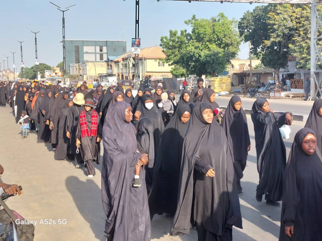 برگزاری سه روز مراسم عزاداری شهادت حضرت فاطمه زهرا(س) در کانو نیجریه