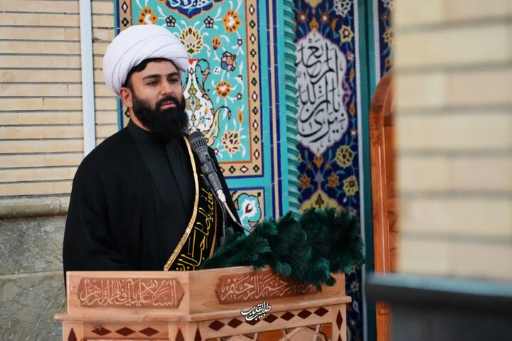 تصاویر/ مراسم سوگواری ایام فاطمیه در حوزه علمیه منطقه بناب