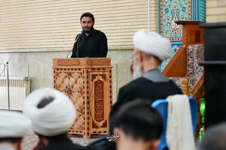 تصاویر/ مراسم سوگواری ایام فاطمیه در حوزه علمیه منطقه بناب