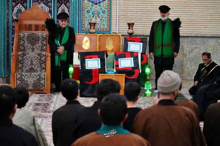 تصاویر/ مراسم سوگواری ایام فاطمیه در حوزه علمیه منطقه بناب