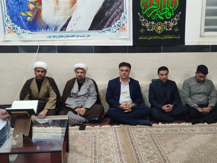 تصاویر/ برگزاری مراسم ایام شهادت حضرت فاطمه زهرا (س) در مدرسه علمیه امیرالمؤمنین(ع) رودبارجنوب